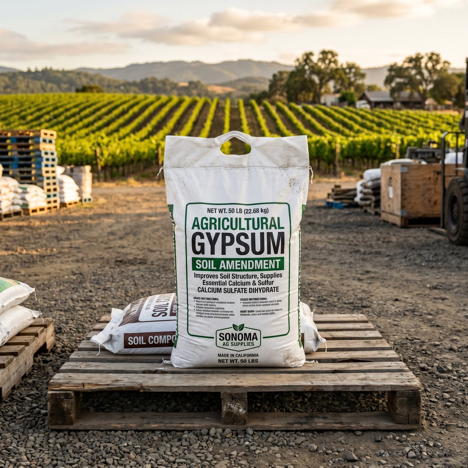 Agricultural Gypsum — 50 lb Bag - view 1